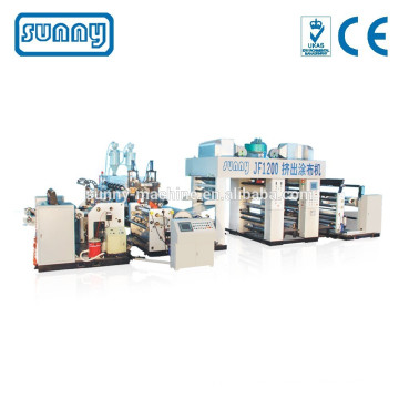 LDPE PP EVA EAA plastic extrusion coating machine